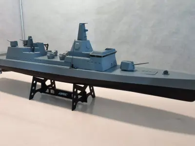 Cruiser - 3D print warship 3D print model