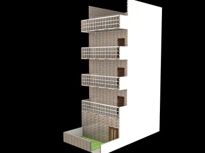 3d Building Design 3D model