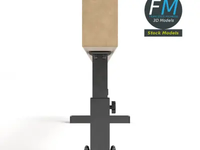 Mini balance beam 3D model