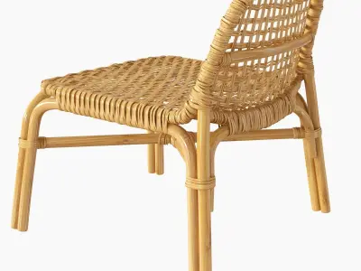 Tankvard bamboo rattan Chair 3D model