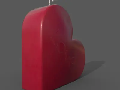 Heart candles collection