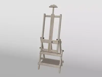 Lobo Easel Low-poly 3D model