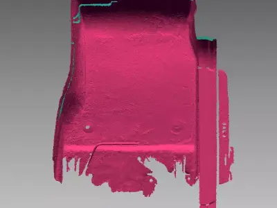 V1nFast Lux a Car Floor Scan STL Full Interior Set 1 to 1 Scale 3D print model