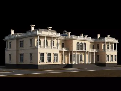 Classic villa 2 3D model