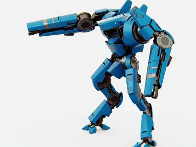 BATTLE DROID DOMIAN Rigged for Unreal Engine - Unity - MIXAMO 3D model