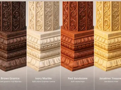 Floristha Corinthian Stone Support 3D print model