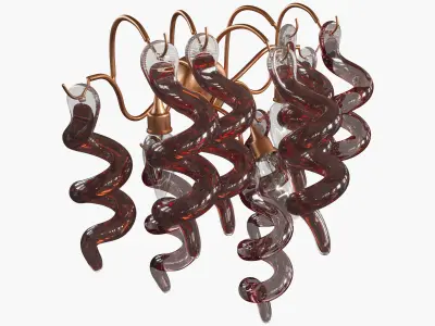 Wall light Twist 3D model