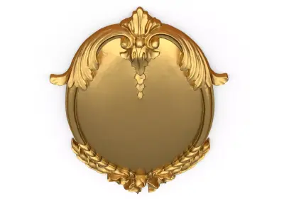 Classic decor ornament carved 71 3D model