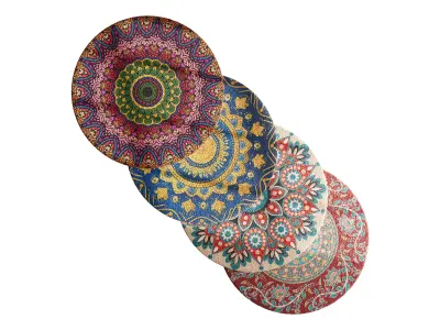round carpet 26 3D model