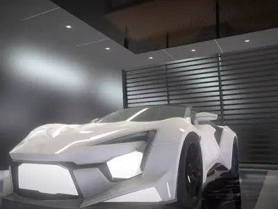 Lykan Veloses Car Free low-poly 3D model