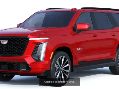 American SUVs 2025 3D Model Pack