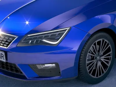 Seat Leon ST 2019 3D model