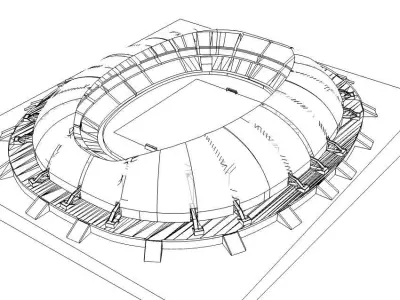 Arena das Dunas 3D model
