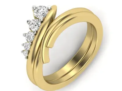 new rings collection 3D print model 3D print model