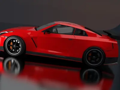 Nissan GTR Nismo 2015 3D model