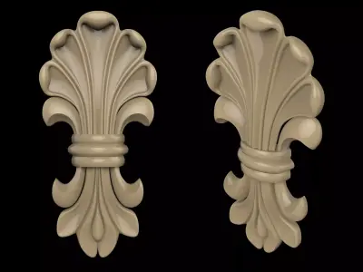 Carved CNC 3D print model 3D print model Free 3D print model