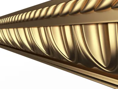 Ornament Element Molding 015 Low-poly 3D model