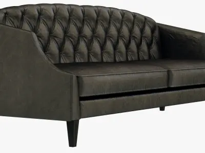 Dantone Home Darem leather Sofa 3D model
