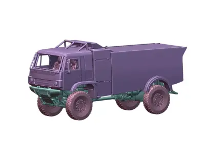 Kamaz 43509 Dakar Rally print 3D print model