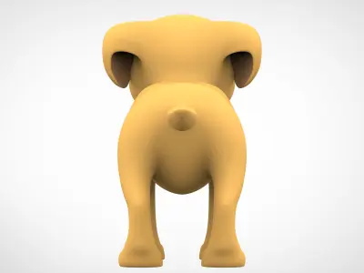Labrador  Low-poly 3D model