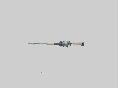 Beachside Fishing Rod model 3D model
