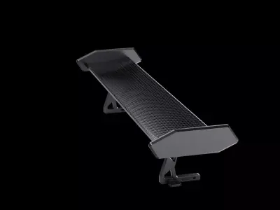 Spoiler tuning industrial mechanical part  3D model