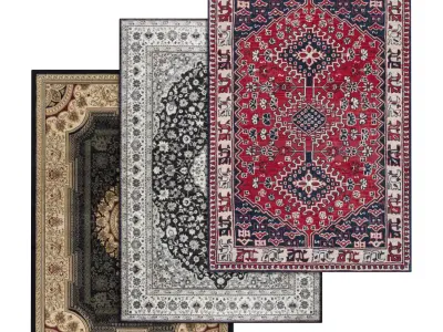 Rug Set 595 3D model