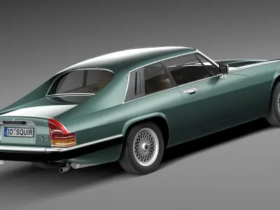 Jaguar XJS coupe 1975 3D model