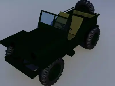 Wily Jeep Free 3D model