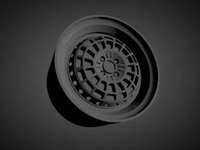 Mugen NR10 scalable and Printable rim 3D print model