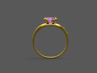High-Quality 3D Ring Model Low-poly 3D model buy