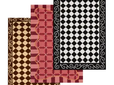 Rug Set 2385 3D model