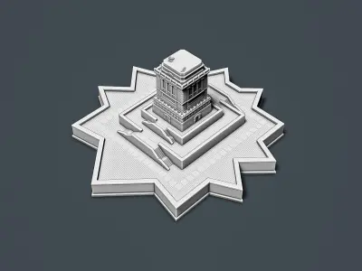 Pedestal of the Statue of Liberty RoZ 3D print model