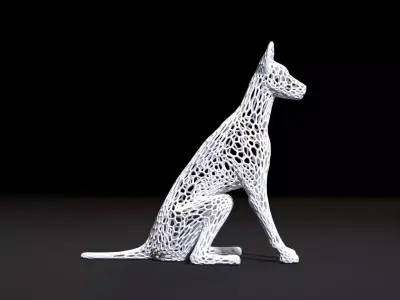 Dog decor 3D print model
