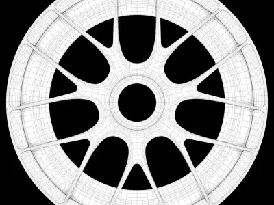 Highpoly BBS RE 1948 3D model 3D model