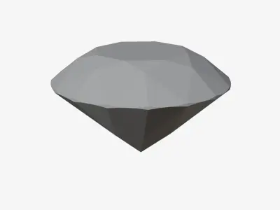 Diamond 3D Model Free low-poly 3D model