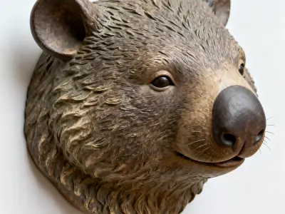 wombat 3D print model