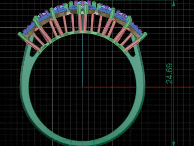 jewelry ring 279 3D print model