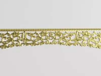 Curtain  accessories CNC model 3D model 03 3D model