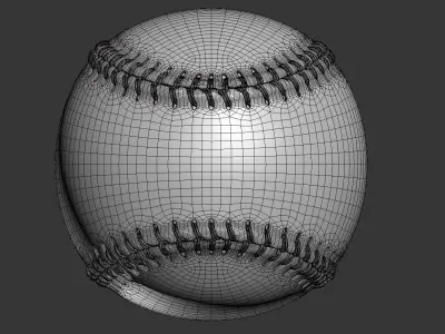 Baseball Ball 3D model