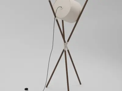 Tripod Floor and Desk Lamp Collection Artisan Shift Lamp 3D model