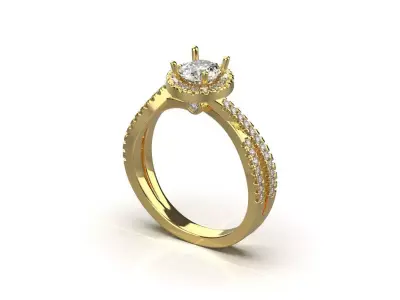 ring code 218 3D print model