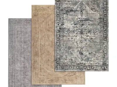 Rug Set 1560 3D model