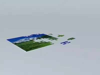 3D JIGSAW PUZZLE  ( IT CAN BE PUT TOGETHER) 3D model