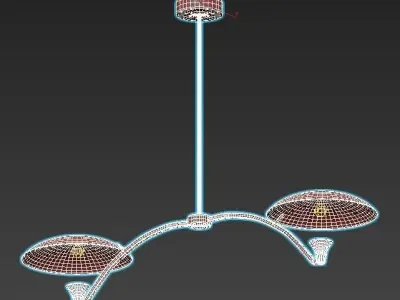 CASWELL ISLAND CHANDELIER 3D model