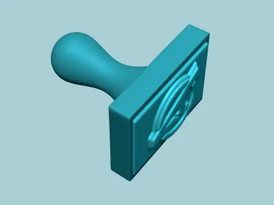 Stamp 107 - Avengers Logo - Fondant Decoration Maker Toy 3D print model