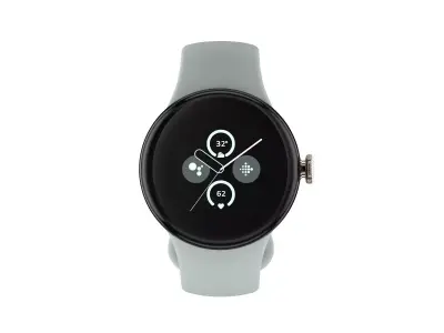 Google Pixel Watch 2 Gold 3D model