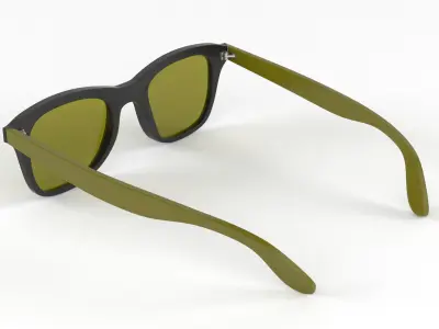 Classic Polarized Sunglasses 3D model