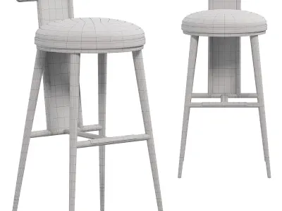 Bar Chair Blakey by Mezzocollection 3D model