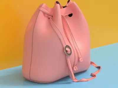 3 Handbags for women in Clo3d and Marvelous Designer 3D print model